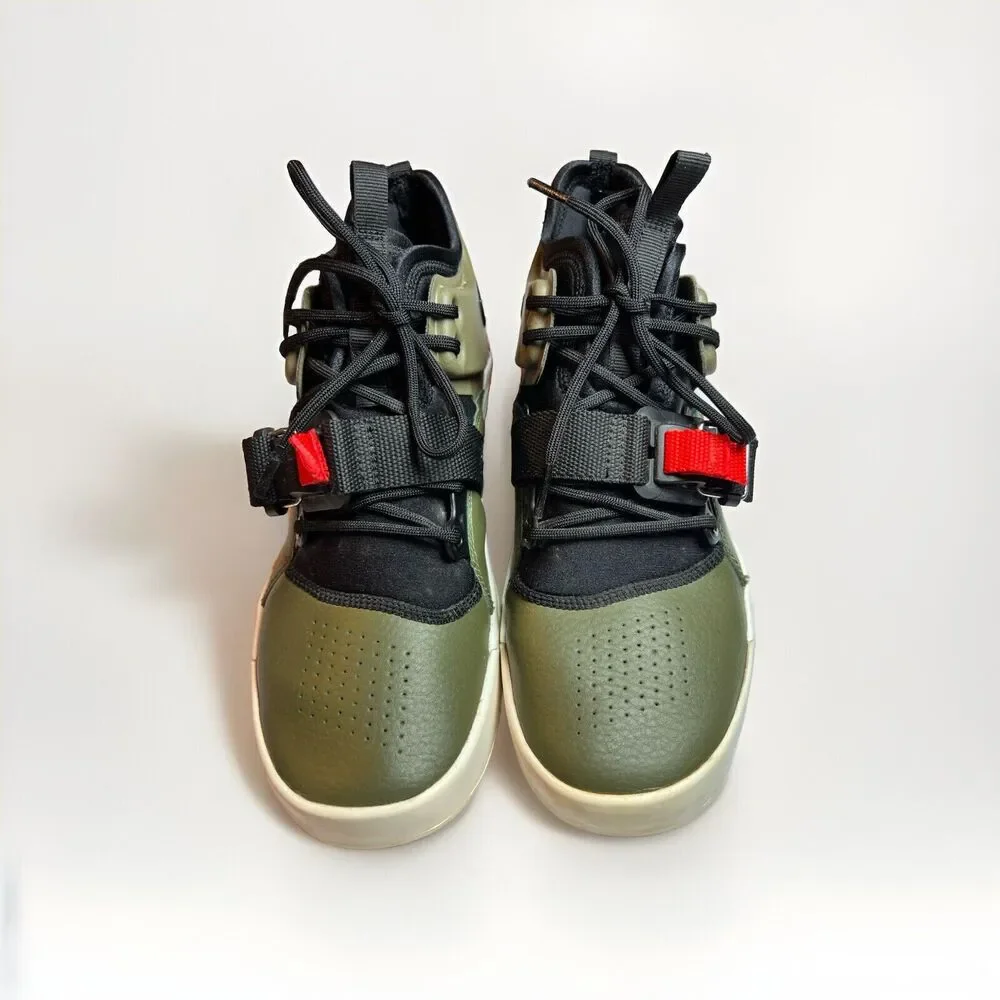 Nike Air Force 270 Medium‎ Olive Red Black White Size 7Y